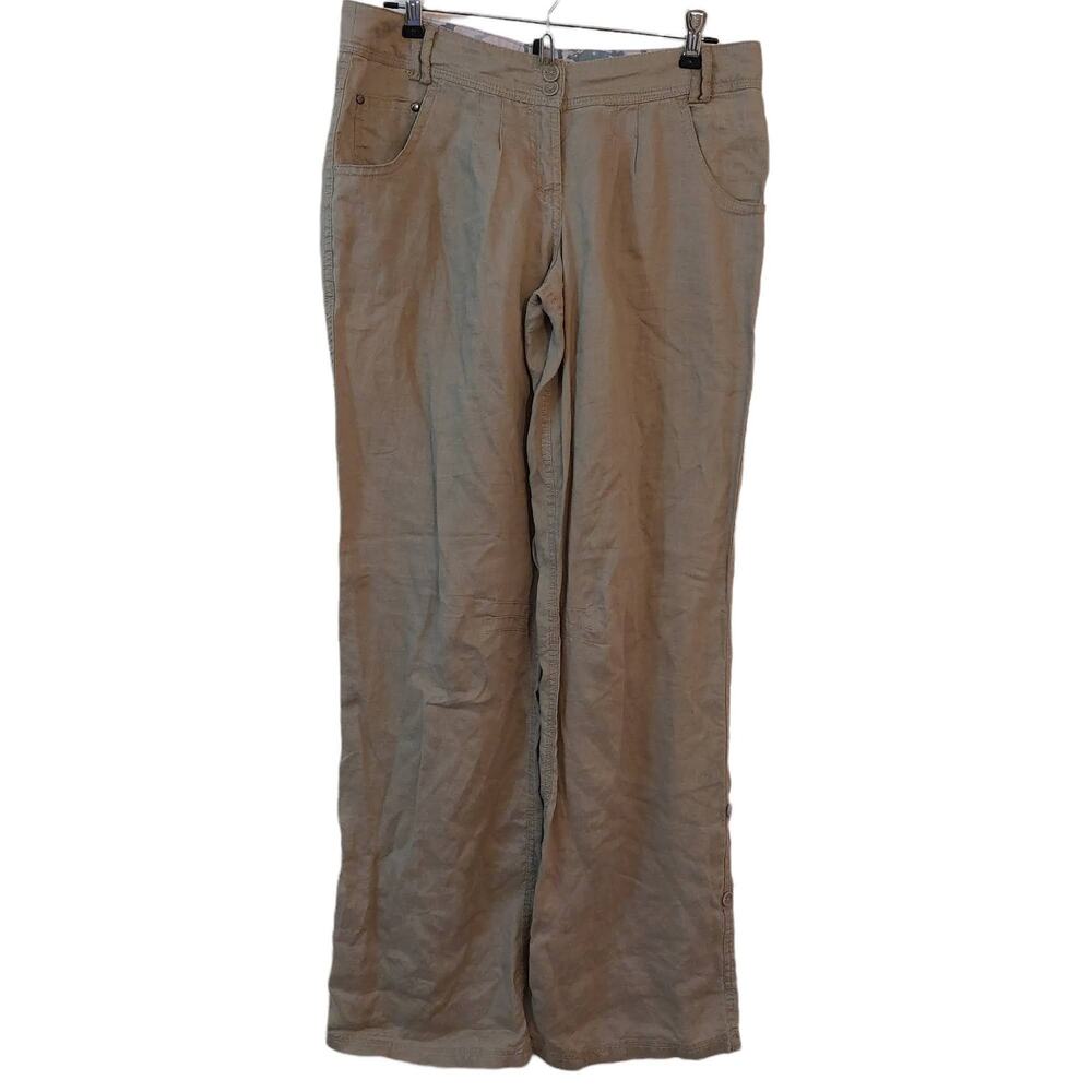 Reserved Casual Wear Tan Linen Pants Size M/L